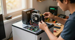 Ingenious modder converts countertop ice machine into an RTX 3060 GPU cooler with a beer fridge thermostat — mod reduces temps by up to 62% in games, Cyberpunk 2077 runs at 22°C