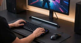 How I Created A Cleaner Gaming Setup By Hiding Lights In Plain Sight