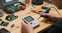RISCBoy is an open-source portable games console, designed from scratch