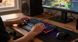 SABLUTE RGB Backlit Gaming Keyboard & Mouse Combo W/ Wrist Rest $16.80